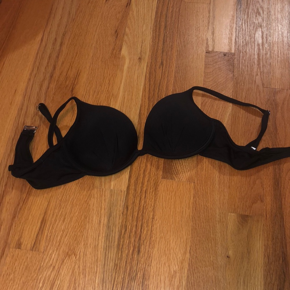 Black bathing suit top